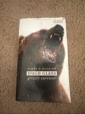 Hugh Glass: Grizzly Survivor Paperback Book - Brown & White Cover